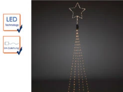 Konstsmide Hängende LED Christbaum Lichterkette Mit Stern Für Innen 274 LED´s -"Baummantel" 8 Konstsmide Hängende LED Christbaum Lichterkette Mit Stern Für Innen 274 LED´s -"Baummantel" -Lamp Geschaft haengende led christbaum lichterkette mit stern fu 2