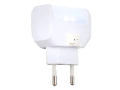 Globo Ideales LED Nachtlicht CHASER Orientierungsleuchte Mit Schalter Für Steckdose