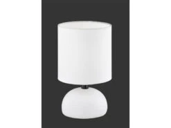 Reality Leuchten Keramik Tischleuchte LUCI Weiß Runder Stofflampenschirm In Weiß Ø14cm 13 Reality Leuchten Keramik Tischleuchte LUCI Weiß Runder Stofflampenschirm In Weiß Ø14cm -Lamp Geschaft keramik tischleuchte luci weiss runder stofflampen 5