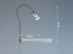 Fischer & Honsel Klemmlampe ISKA Schwarz Mit Rauchglas - Leselampe Mit Schwanenhals 6 Fischer & Honsel Klemmlampe ISKA Schwarz Mit Rauchglas - Leselampe Mit Schwanenhals -Lamp Geschaft klemmlampe iska schwarz mit rauchglas leselampe mi 2