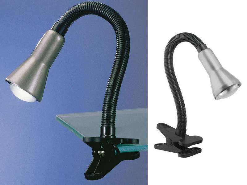 Trio Leuchten Klemmleuchte FLEXO Schwarz - Klemmspot & Schwanenhals Leselampe 1 Trio Leuchten Klemmleuchte FLEXO Schwarz - Klemmspot & Schwanenhals Leselampe