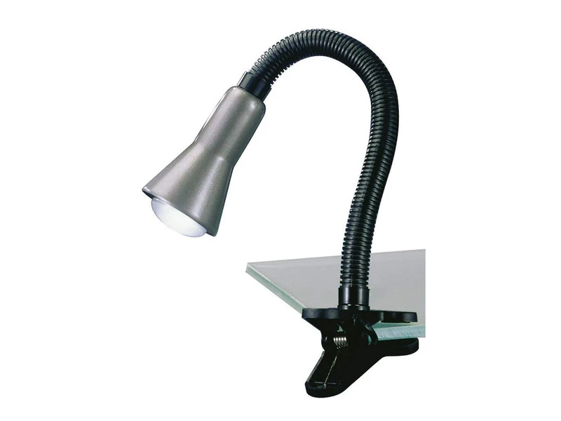 Trio Leuchten Klemmleuchte FLEXO Schwarz - Klemmspot & Schwanenhals Leselampe 2 Trio Leuchten Klemmleuchte FLEXO Schwarz - Klemmspot & Schwanenhals Leselampe – Bild 2