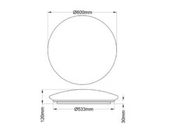 Reality Leuchten LED Deckenleuchte ACHAT Dimmbar Sternenhimmel & Fernbedienung Ø60cm 12 Reality Leuchten LED Deckenleuchte ACHAT Dimmbar Sternenhimmel & Fernbedienung Ø60cm -Lamp Geschaft led deckenleuchte achat dimmbar sternenhimmel fern 5