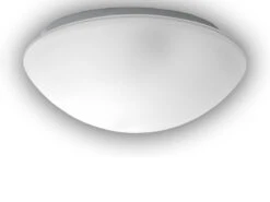 Niermann LED Deckenleuchte / Deckenschale Rund, Glas Satiniert Mit Klarrand, Ø 30cm