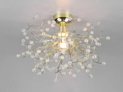 MeineWunschleuchte LED Deckenleuchte Messing Mit Applikationen Im Florentiner Stil - Ø 52cm -Lamp Geschaft led deckenleuchte messing mit applikationen im flo 4