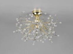 MeineWunschleuchte LED Deckenleuchte Messing Mit Applikationen Im Florentiner Stil - Ø 52cm -Lamp Geschaft led deckenleuchte messing mit applikationen im flo 6