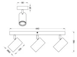 MeineWunschleuchte LED Deckenstrahler In Weiß Mit Holz 3-flammig Spots Schwenkbar -Lamp Geschaft led deckenstrahler in weiss mit holz 3 flammig spo 4