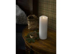 Konstsmide LED Duftkerze Mit 6h Timer, Flackernd, Ø 9cm, Höhe 23cm, Batteriebetrieb -Lamp Geschaft led duftkerze mit 6h timer flackernd 9cm hoehe 23c 6