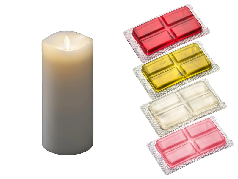 Konstsmide LED Duftkerze Mit 6h Timer, Flackernd, Höhe 18cm, Batteriebetrieb, 4 Düfte 2 Konstsmide LED Duftkerze Mit 6h Timer, Flackernd, Höhe 18cm, Batteriebetrieb, 4 Düfte – Bild 2