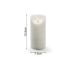 Konstsmide LED Echtwachskerze Mit Flamme & Timer, Ø 7,5cm, Höhe 15,5cm, Batteriebetrieb 12 Konstsmide LED Echtwachskerze Mit Flamme & Timer, Ø 7,5cm, Höhe 15,5cm, Batteriebetrieb -Lamp Geschaft led echtwachskerze mit flamme timer 75cm hoehe 155 4