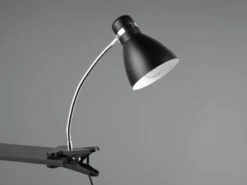 MeineWunschleuchte LED Klemmleuchte Flexibel, Chrom & Metallschirm Schwarz, 36cm 8 MeineWunschleuchte LED Klemmleuchte Flexibel, Chrom & Metallschirm Schwarz, 36cm -Lamp Geschaft led klemmleuchte flexibel chrom metallschirm schwa 3