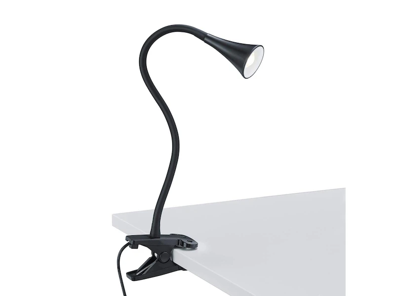 Reality Leuchten LED Klemmleuchte VIPER 1 Flammig Kunststoff Schwanenhalslampe In Schwarz 2 Reality Leuchten LED Klemmleuchte VIPER 1 Flammig Kunststoff Schwanenhalslampe In Schwarz – Bild 2