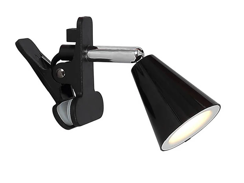 FHL Easy LED Klemmleuchte ZIRBEL Schwarz - Flexibler Klemmspot & Leselampe 2 FHL Easy LED Klemmleuchte ZIRBEL Schwarz - Flexibler Klemmspot & Leselampe – Bild 2