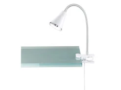 Reality Leuchten LED Klemmleuchten 2er SET 1 Flammige Kunststoff Schwanenhalslampe In Weiß -Lamp Geschaft led klemmleuchten 2er set 1 flammige kunststoff sc 12