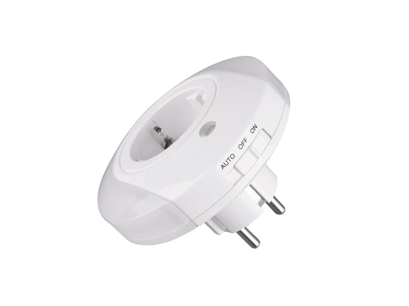 Reality Leuchten LED Nachtlicht BAILEY Plug-in Mit Steckdose & Dämmerungssensor - Ø 9cm 2 Reality Leuchten LED Nachtlicht BAILEY Plug-in Mit Steckdose & Dämmerungssensor - Ø 9cm – Bild 2