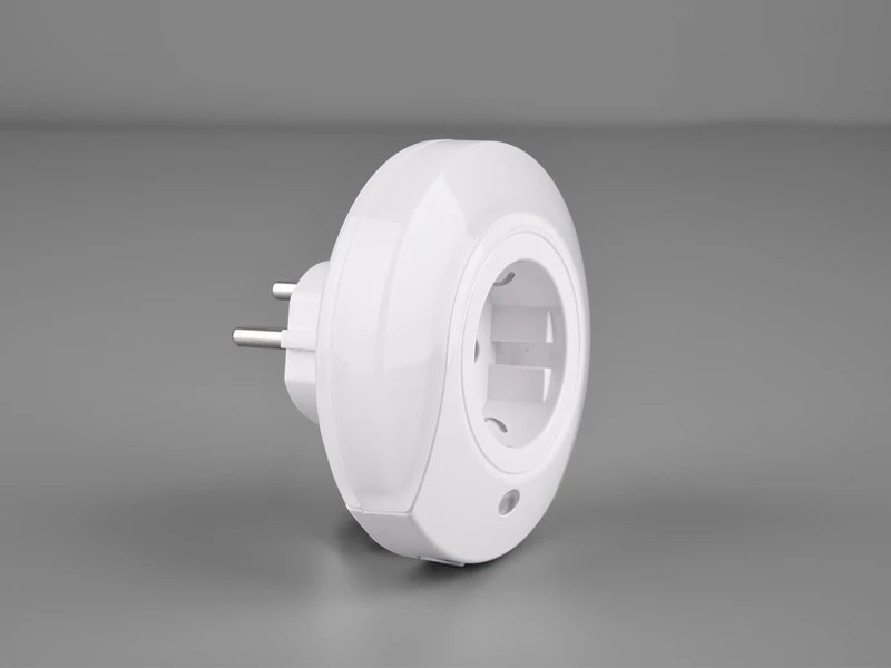 Reality Leuchten LED Nachtlicht BAILEY Plug-in Mit Steckdose & Dämmerungssensor - Ø 9cm 3 Reality Leuchten LED Nachtlicht BAILEY Plug-in Mit Steckdose & Dämmerungssensor - Ø 9cm – Bild 3