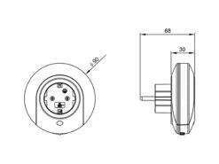 Reality Leuchten LED Nachtlicht BAILEY Plug-in Mit Steckdose & Dämmerungssensor - Ø 9cm 18 Reality Leuchten LED Nachtlicht BAILEY Plug-in Mit Steckdose & Dämmerungssensor - Ø 9cm -Lamp Geschaft led nachtlicht bailey plug in mit steckdose daemme 8