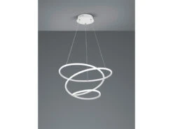 Reality Leuchten LED Pendelleuchte BOLOGNA Metall Weiß Matt 3 Stufen Dimmer Ø50cm 9 Reality Leuchten LED Pendelleuchte BOLOGNA Metall Weiß Matt 3 Stufen Dimmer Ø50cm -Lamp Geschaft led pendelleuchte bologna metall weiss matt 3 stuf 2