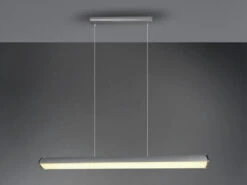 Trio Leuchten LED Pendelleuchte COVENTRY Touch Dimmer 120cm Bis 5000 Kelvin- Anthrazit