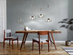 Fischer & Honsel LED Pendelleuchte LAVIN 3flammig Rauchglas Höhenverstellbar Dimmbar, 100cm Lang -Lamp Geschaft led pendelleuchte lavin 3flammig rauchglas hoehenv 4