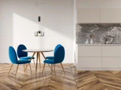 Fischer & Honsel LED Pendelleuchte LAVIN Einflammig Rauchglas Höhenverstellbar & Dimmbar, Ø 19cm -Lamp Geschaft led pendelleuchte lavin einflammig rauchglas hoehe 4