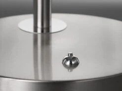 Fischer & Honsel LED Schreibtischlampe DENT Silber Mit Dimmer - Höhe 60cm -Lamp Geschaft led schreibtischlampe dent silber mit dimmer hoehe 4