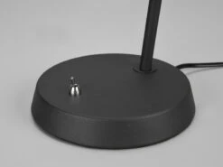 MeineWunschleuchte LED Schreibtischlampe Mit Gelenkarm Metallschirm In Schwarz, Höhe 50cm -Lamp Geschaft led schreibtischlampe mit gelenkarm metallschirm i 5