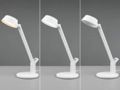 Trio Leuchten LED Schreibtischleuchte AVA Dimmbar, Mit USB Ladefunktion & Tageslicht, 40cm -Lamp Geschaft led schreibtischleuchte ava dimmbar mit usb ladefu 3