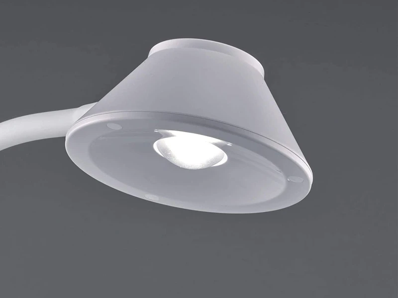Reality Leuchten LED Schreibtischleuchte BERRY Flexibel, Kunststoff Weiß, 33cm Hoch 4 Reality Leuchten LED Schreibtischleuchte BERRY Flexibel, Kunststoff Weiß, 33cm Hoch – Bild 4