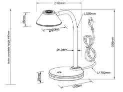 Reality Leuchten LED Schreibtischleuchte BERRY Flexibel, Kunststoff Weiß, 33cm Hoch 12 Reality Leuchten LED Schreibtischleuchte BERRY Flexibel, Kunststoff Weiß, 33cm Hoch -Lamp Geschaft led schreibtischleuchte berry flexibel kunststoff 1 5