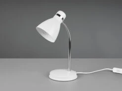 MeineWunschleuchte LED Schreibtischleuchte Flexibel, Chrom & Metallschirm Weiß, 33cm 10 MeineWunschleuchte LED Schreibtischleuchte Flexibel, Chrom & Metallschirm Weiß, 33cm -Lamp Geschaft led schreibtischleuchte flexibel chrom metallschir 10