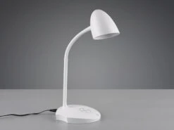Reality Leuchten LED Schreibtischleuchte LOAD In Weiß Mit Induktiver Ladestation Im Sockel -Lamp Geschaft led schreibtischleuchte load in weiss mit induktiv 2