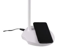 Reality Leuchten LED Schreibtischleuchte LOAD In Weiß Mit Induktiver Ladestation Im Sockel -Lamp Geschaft led schreibtischleuchte load in weiss mit induktiv 4