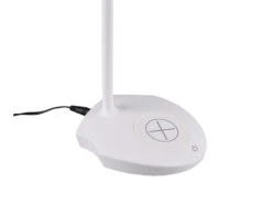 Reality Leuchten LED Schreibtischleuchte LOAD In Weiß Mit Induktiver Ladestation Im Sockel -Lamp Geschaft led schreibtischleuchte load in weiss mit induktiv 6
