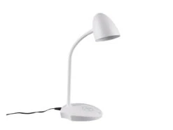 Reality Leuchten LED Schreibtischleuchte LOAD In Weiß Mit Induktiver Ladestation Im Sockel -Lamp Geschaft led schreibtischleuchte load in weiss mit induktiv 7