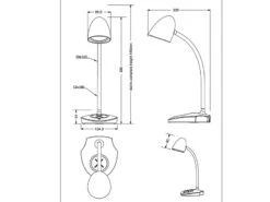 Reality Leuchten LED Schreibtischleuchte LOAD In Weiß Mit Induktiver Ladestation Im Sockel -Lamp Geschaft led schreibtischleuchte load in weiss mit induktiv 8