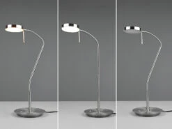 Trio Leuchten LED Schreibtischleuchte MONZA Dimmbar Mit Flexarm, Höhe 57cm, Silber 16 Trio Leuchten LED Schreibtischleuchte MONZA Dimmbar Mit Flexarm, Höhe 57cm, Silber -Lamp Geschaft led schreibtischleuchte monza dimmbar mit flexarm 1 16
