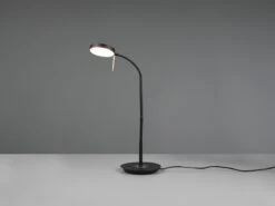 Trio Leuchten LED Schreibtischleuchte MONZA Dimmbar Mit Flexarm, Höhe 57cm, Schwarz -Lamp Geschaft led schreibtischleuchte monza dimmbar mit flexarm 1 2