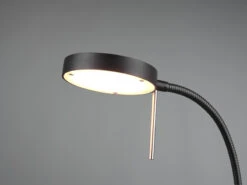 Trio Leuchten LED Schreibtischleuchte MONZA Dimmbar Mit Flexarm, Höhe 57cm, Schwarz -Lamp Geschaft led schreibtischleuchte monza dimmbar mit flexarm 1 6