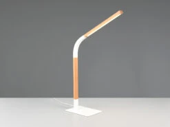 Trio Leuchten LED Schreibtischleuchte NORRIS Weiß Mit Holz, Höhe 42cm 10 Trio Leuchten LED Schreibtischleuchte NORRIS Weiß Mit Holz, Höhe 42cm -Lamp Geschaft led schreibtischleuchte norris weiss mit holz hoeh 2