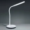 Trio Leuchten LED Schreibtischleuchte POLO Weiß Matt Dimmbar 41cm Hoch Mit Flexgelenk