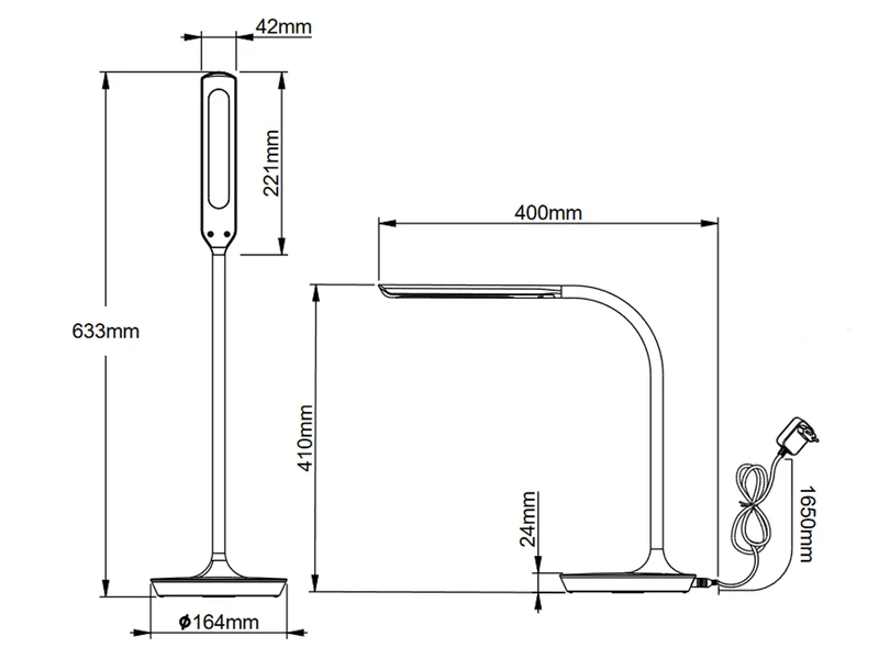 Trio Leuchten LED Schreibtischleuchte POLO Weiß Matt Dimmbar 41cm Hoch Mit Flexgelenk 6 Trio Leuchten LED Schreibtischleuchte POLO Weiß Matt Dimmbar 41cm Hoch Mit Flexgelenk – Bild 6