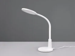 Reality Leuchten LED Schreibtischleuchte SALLY Flexibel TOUCH Dimmer Weiß 36cm -Lamp Geschaft led schreibtischleuchte sally flexibel touch dimme 5