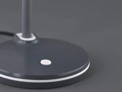 MeineWunschleuchte LED Schreibtischleuchten 2er SET Flexibel, Kunststoff Titan, 33cm Hoch -Lamp Geschaft led schreibtischleuchten 2er set flexibel kunststo 4