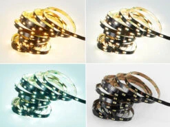 Reality Leuchten LED Streifen CHIP Mit Fernbedienung & Dimmer, Lichtfarbe Einstellbar - 5 Meter