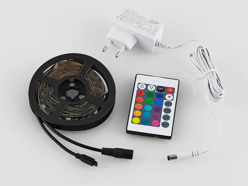 Reality Leuchten LED Streifen GRIP Mit Fernbedienung, RGB Farbwechsel & Dimmer - 3 Meter 3 Reality Leuchten LED Streifen GRIP Mit Fernbedienung, RGB Farbwechsel & Dimmer - 3 Meter – Bild 3