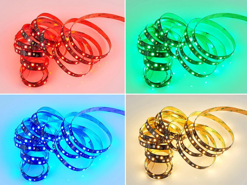 Reality Leuchten LED Streifen RACER Mit Fernbedienung, RGB & Sound Control Funktion - 5 Meter 5 Reality Leuchten LED Streifen RACER Mit Fernbedienung, RGB & Sound Control Funktion - 5 Meter – Bild 5