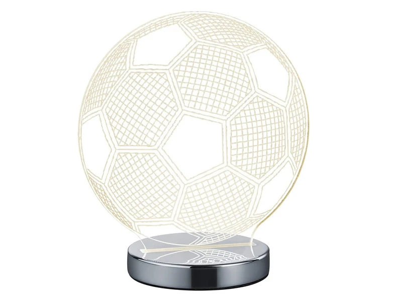 Reality Leuchten LED Tischleuchte BALL 3D Fußball Lichtfarbe Einstellbar Höhe 22cm 2 Reality Leuchten LED Tischleuchte BALL 3D Fußball Lichtfarbe Einstellbar Höhe 22cm – Bild 2