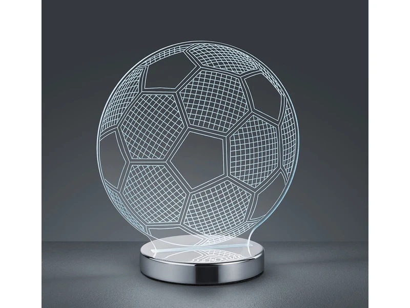 Reality Leuchten LED Tischleuchte BALL 3D Fußball Lichtfarbe Einstellbar Höhe 22cm 3 Reality Leuchten LED Tischleuchte BALL 3D Fußball Lichtfarbe Einstellbar Höhe 22cm – Bild 3