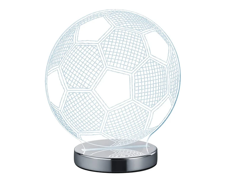 Reality Leuchten LED Tischleuchte BALL 3D Fußball Lichtfarbe Einstellbar Höhe 22cm 6 Reality Leuchten LED Tischleuchte BALL 3D Fußball Lichtfarbe Einstellbar Höhe 22cm – Bild 6